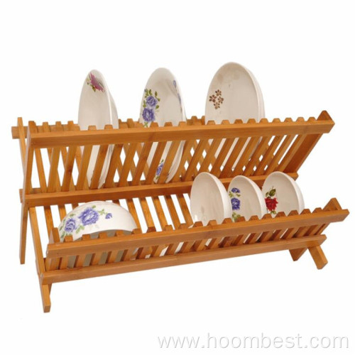2 tier Compact Kitchen Accessories Collapsible Rack